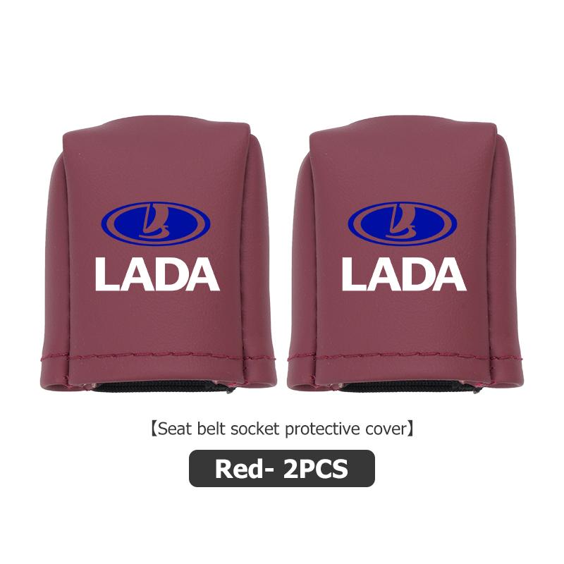 For Lada Car Seat Belt Buckle Protective Cover Safety Belt Plug Clip Case Vesta Granta Vesta Niva 4X4 Largus Vaz Samara 2110