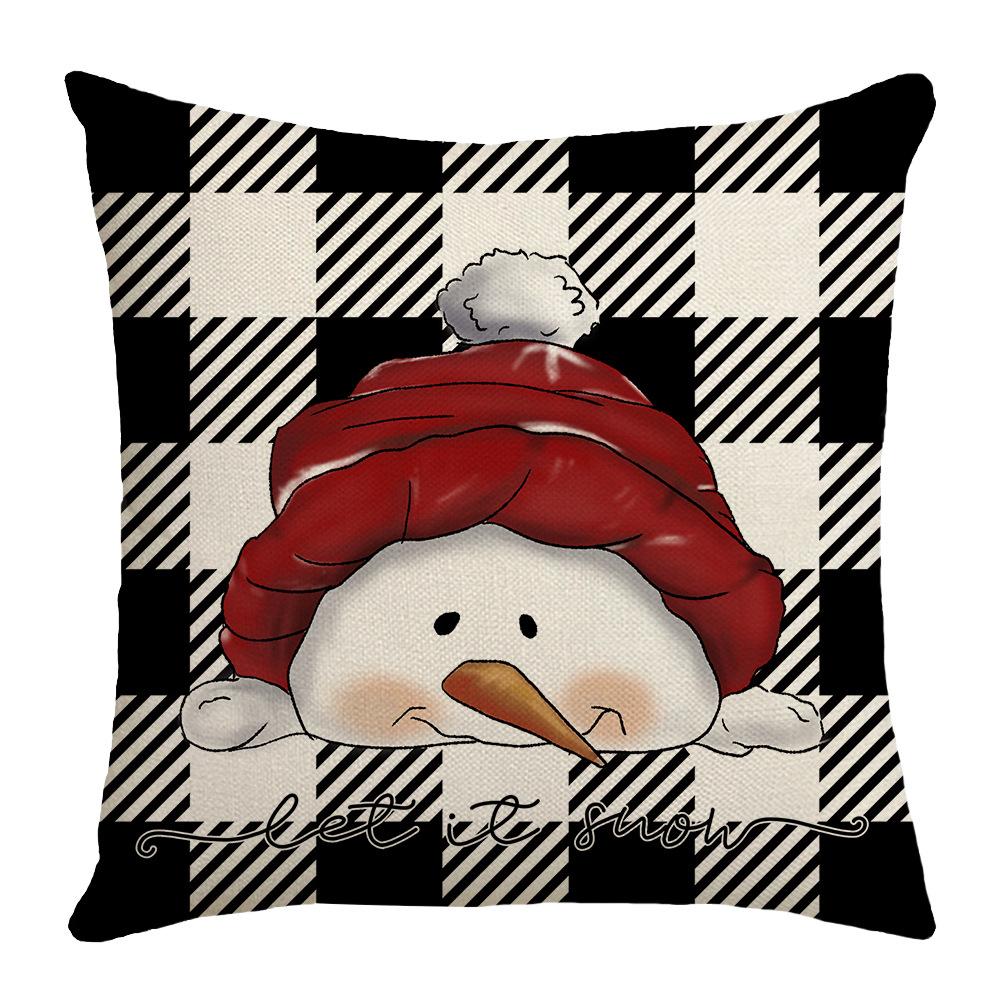 New Christmas Pillow Cover Home Atmosphere Decoration Pillow Sofa Cushion Cover