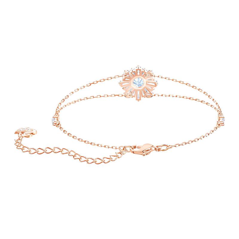 Swarovski Sunshine Sunflower Bracelet Women's Rose Gold Plated 5451357