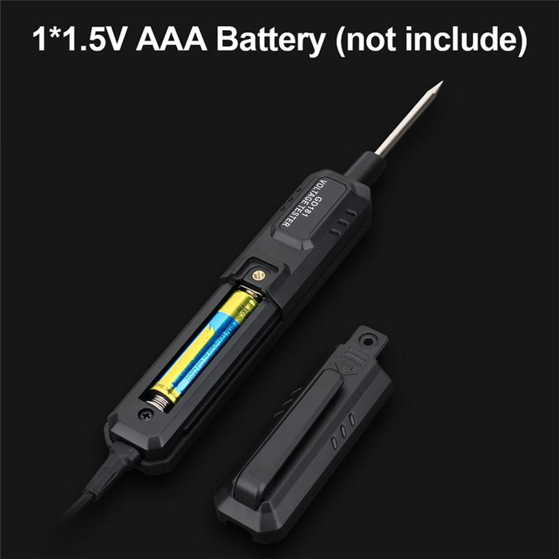 A03F-Car Voltage Detector Pen DC 100V NCV Circuit Fault Maintenance Test Tool Electrical Line Tester