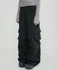 Peulleeoeob Wide Cargo Pants (Fl-262_Black)