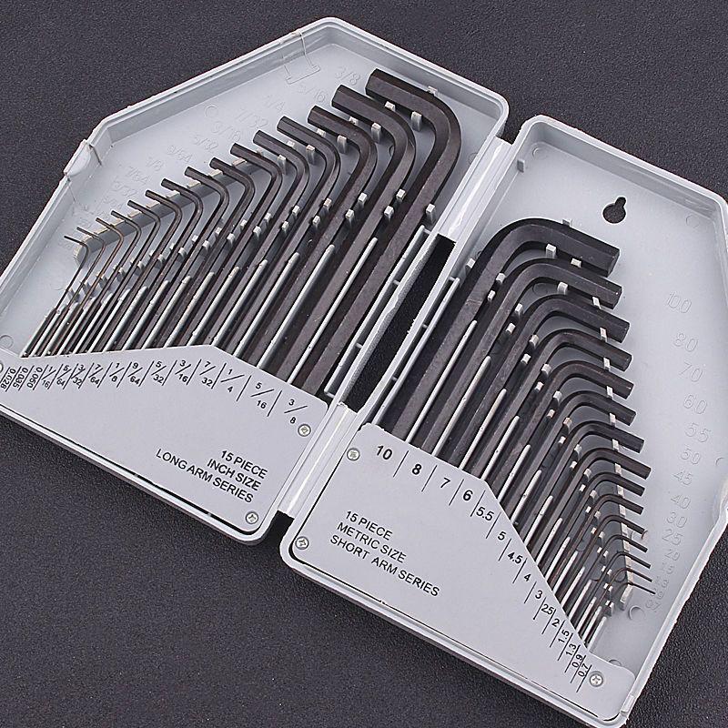 Hex Key Set: Multifunctional High Hardness Hexagonal Screwdriver and Wrench Tool