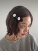 Usite Rose Barrette, White