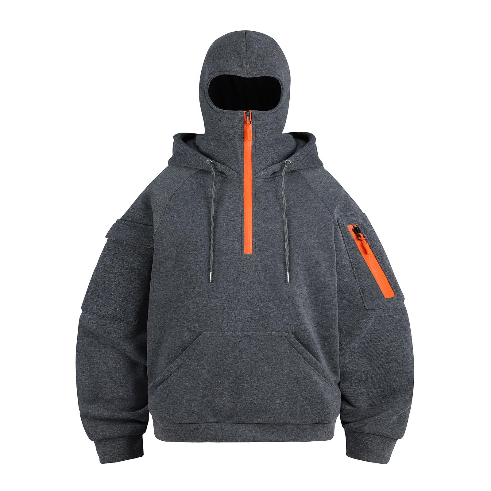 

Мужская толстовка с капюшоном для отдыха, однотонная, уличная одежда, мужская одежда, теплая, с длинным рукавом XXL