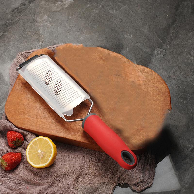 Mill Cheese Grater Stainless Steel Lemon Zester Citrus Ginger Garlic Grater Long Handle Vegetables Kitchen Tool Manual Slicer