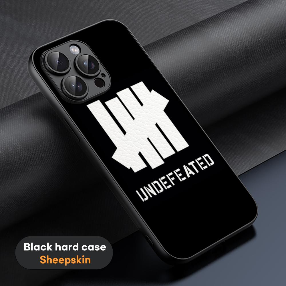 Fashion Hip-hop Logo Japan Art Painting Phone Case For iPhone 16 15 14 13 12 11 Plus Pro Max Limited Black Hard Case Sheepskin