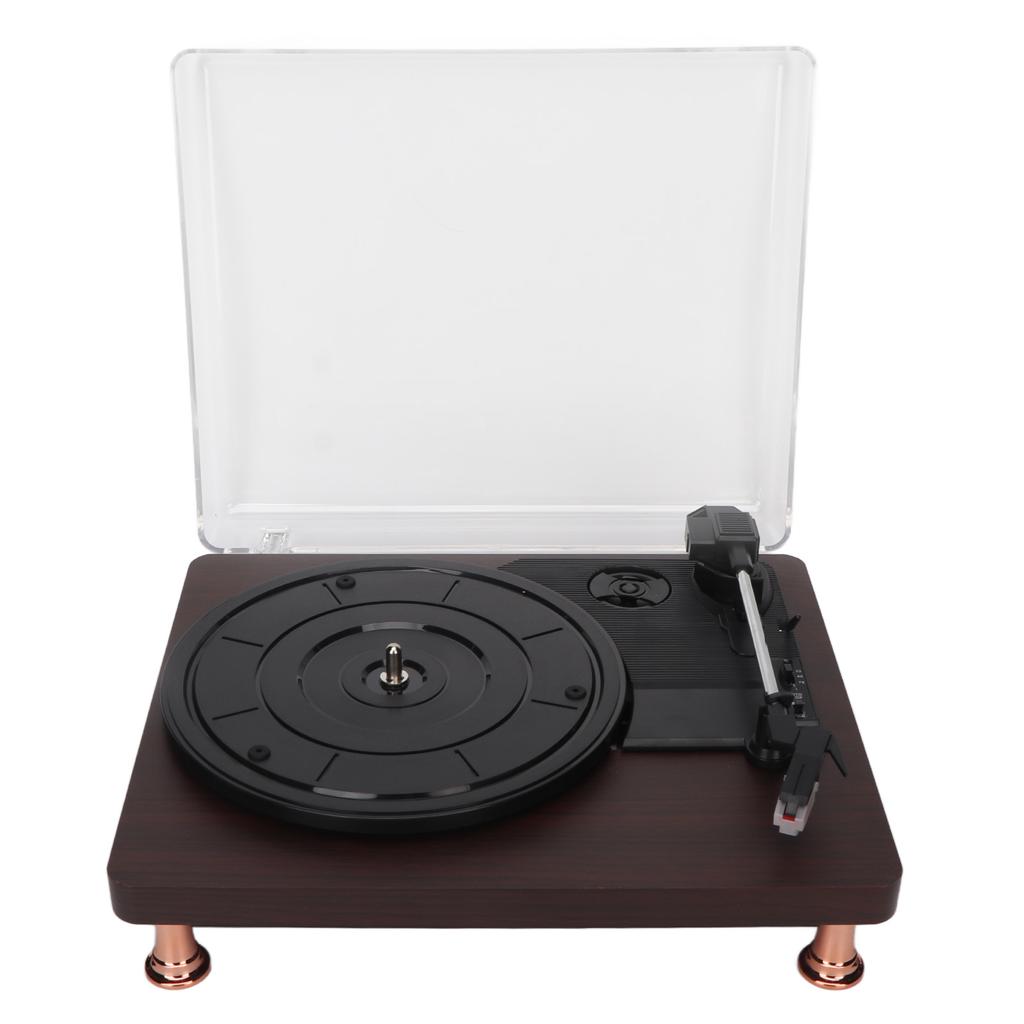 Vinyl Record Player HiFi 3 Speeds Built In 2 Speakers Bluetooth Turntable Players for Entertainment