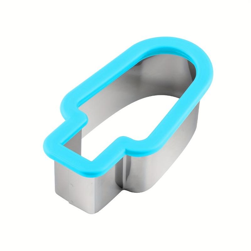 

1 piece stainless steel watermelon slicer and popsicle mold - simple manual fruit slicer, perfect for summer snacks and parties синій