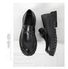 Men's Cross-Border Thick-Soled Leather Loafers - Big Toe Slip-On, Plus Size, Fashion Platform Shoes