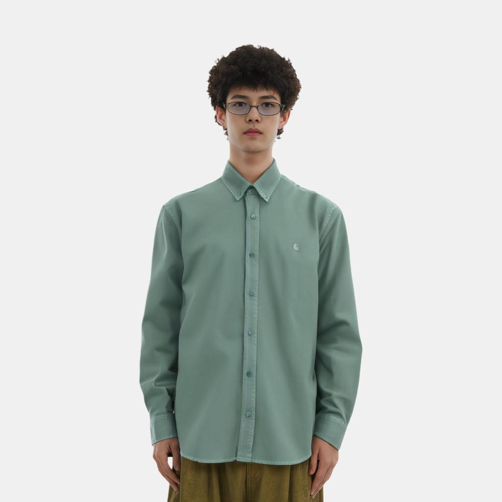 Carhartt WIP Shirt Men's Silver Pine I030238-2M2-GD