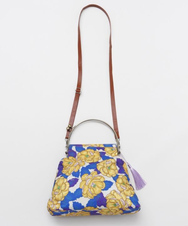 [KAYA] 7CEP4105 Florale Retro-Clasp Umhängetasche PU SHOUBU