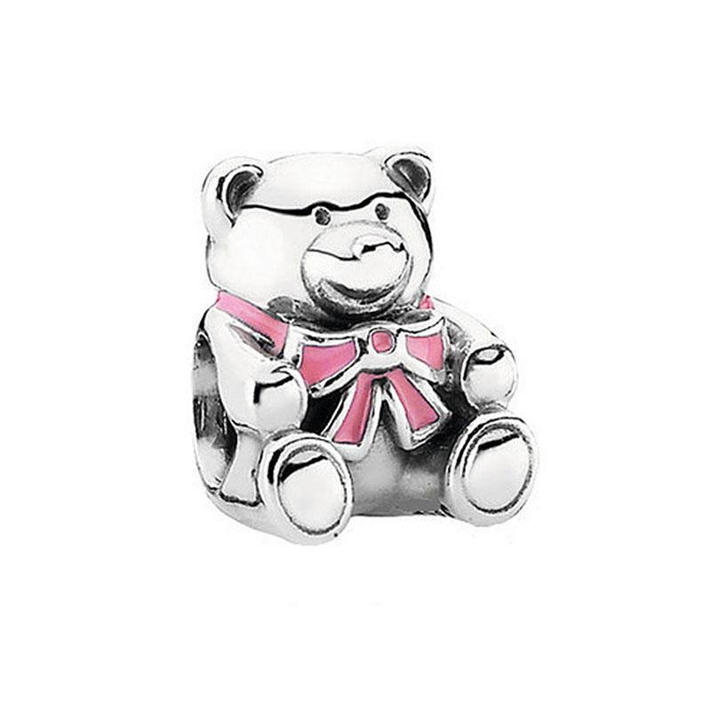 Kupferplattierte Tier Hund Katze Eule Leuchten im Dunkeln Anhänger Charms Perlen Passen Original Pandora Armband Damenschmuck