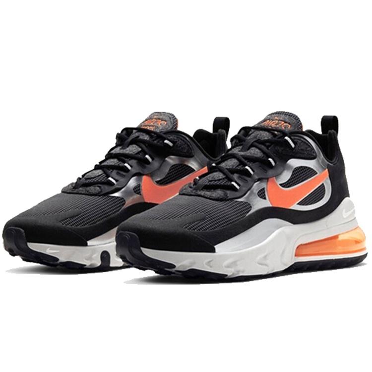 Nike Air Max 270 React 'Black Total Orange' Men's CQ4598-084