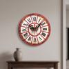 Battery Operated Wall Clock 12 Inch Wood Wall Clock Retro Decorative Wall Clock  Bathroom