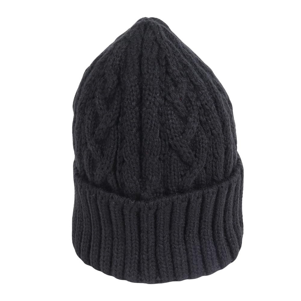 North Kablo Örgü Soğuk Free Size [Yüz] Bere, Unisex, Şapka, Koruma, Siyah,