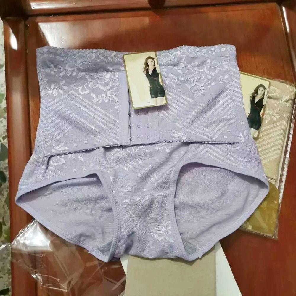 Buckle Butt Lifter Briefs Lace Flower Seamless Underwear Slimming Buckle Shapers Ladies