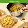 20/22/23cm Air Fryer Paper Liners Disposable Non-stick Oil-proof Baking Paper Liner for Oven Microwave Roasting Baking Accessori