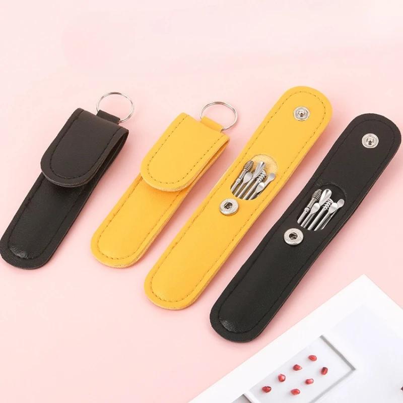 6pcs/set Stainless Steel Ear Pick Tools for Adults to Clean Earwax