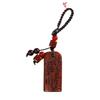 Sandalwood Carving Peace Keychain: Ancient Style Wooden Pendant for Bags & Keys