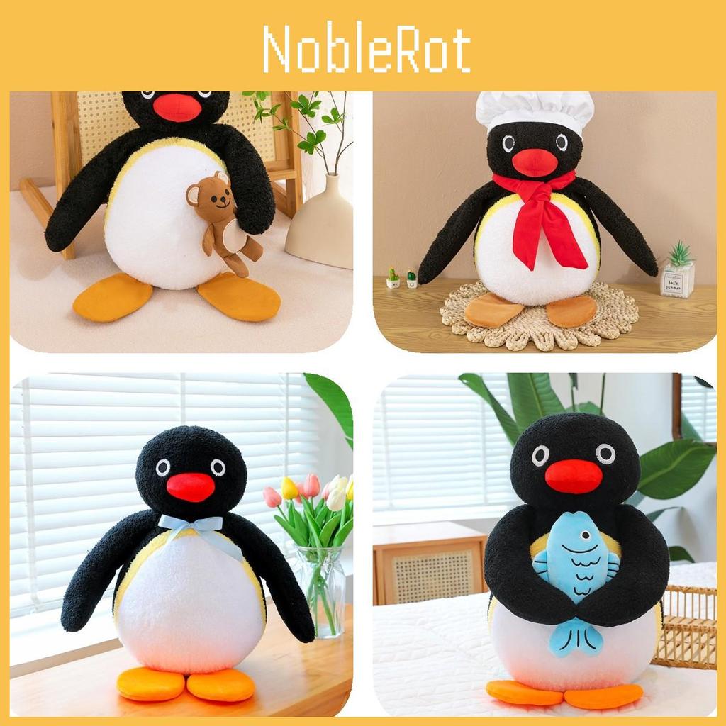 Adorable Pingu Chef Penguin Plush Toy Soft And Cute Penguin Stuffed Animal For Kids