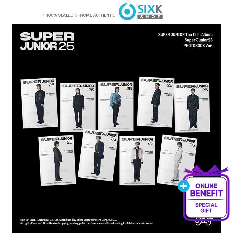 Super Junior THE 12TH ALBUM [Super Junior25] PHOTOBOOK Ver (Online Benefit)