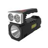 Dual Light Source Searchlight: Super Bright LED + Powerful White Laser.USB-C Rechargeable for Long-Range Targeting, Night Fishing, Marine, Security