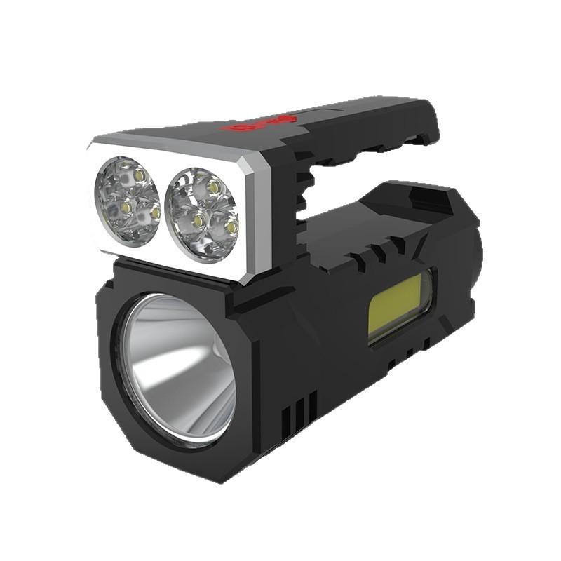 Dual Light Source Searchlight: Super Bright LED + Powerful White Laser.USB-C Rechargeable for Long-Range Targeting, Night Fishing, Marine, Security