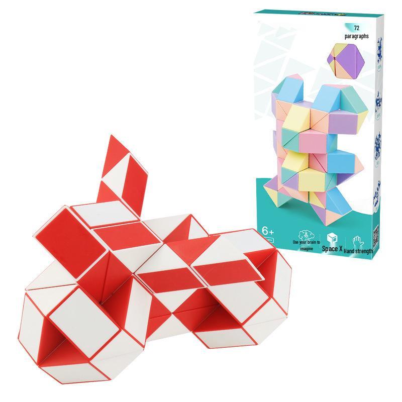 Macaron Magic Cube Set: 24, 36, 48, 60, 72 Sections - Children's Educational Toy Ruler