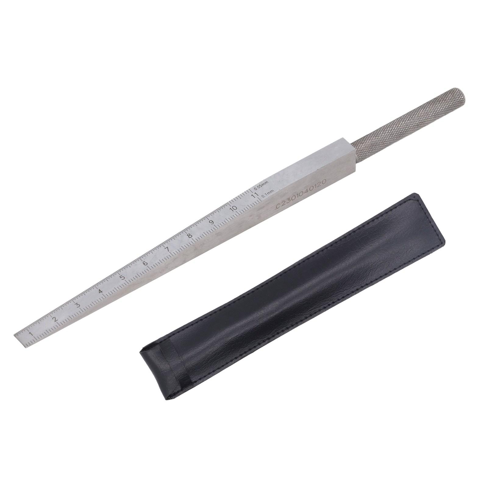 Gap Feeler Gauge Gap Gauge Taper Gauge Welding Gap Feeler Stainless Steel Hole Measure Tool 2 Scale 0.5‑11mm Taper Gauge
