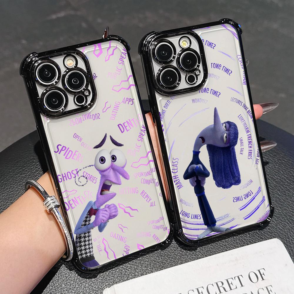Funny Inside Out Phone Case for Samsung Galaxy A57 A56 A55 A54 A53 A52 A37 A36 A16 A06 4G 5G Anti-drop Transparent Cover
