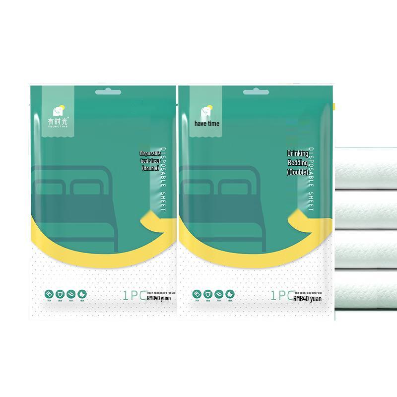 Disposable 4-Piece Travel Bedding Set