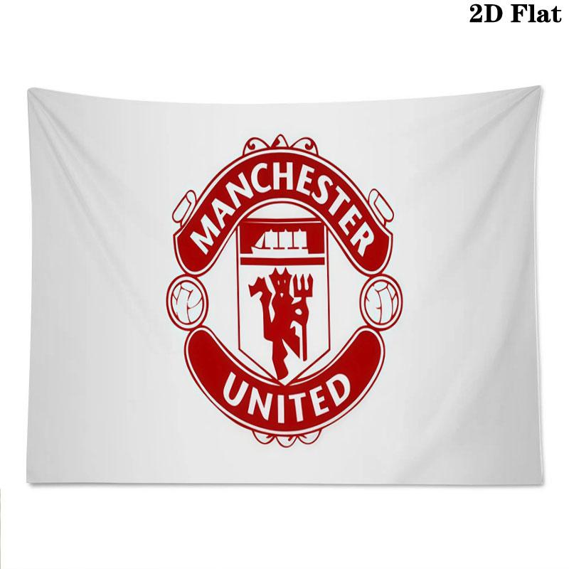 Manchester United Wall tapestry, aesthetic printed fabric blanket, suitable for bedroom, living room, and home decor.