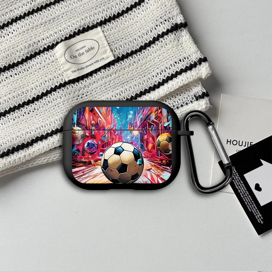 Football Graffiti Earphone Cases Cover Case For Airpods Pro3 Pro2 2 3 4 Pro 1