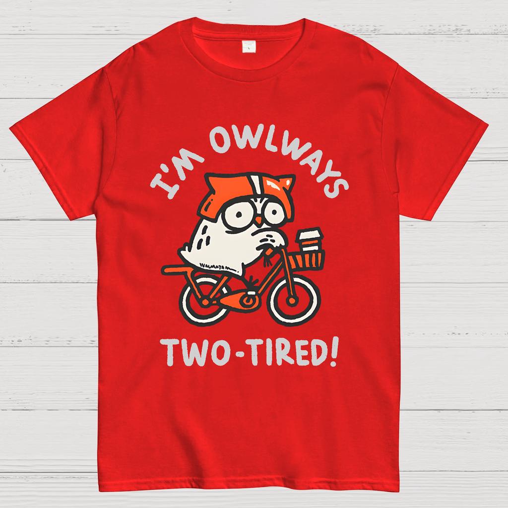 I'm Always Two-Tired Cotton Summer Casual Cool Loose T-Shirt
