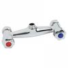 Easily Installed Wall Mounted Chrome Finished Dual Control Shower Faucet