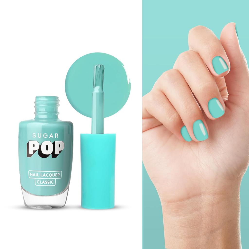 Sugar Pop Nagellack 17 Mint Marvel Schnelltrocknend Hoher Glanz Glänzendes Finish Langanhaltend Absplitterfest Nagellack 10 ml