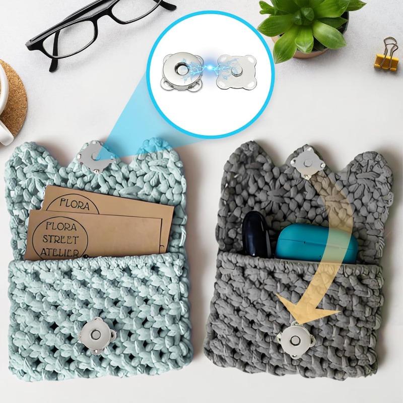 30 Sets Magnetischer Druckknopf 18mm Magnetischer Knopf für Kleidung Taschen Geldbörsen Aufnähen von Magnetischen Druckknöpfen für Stoff DIY Basteln(Silber,Gun Color,Helles Gold)