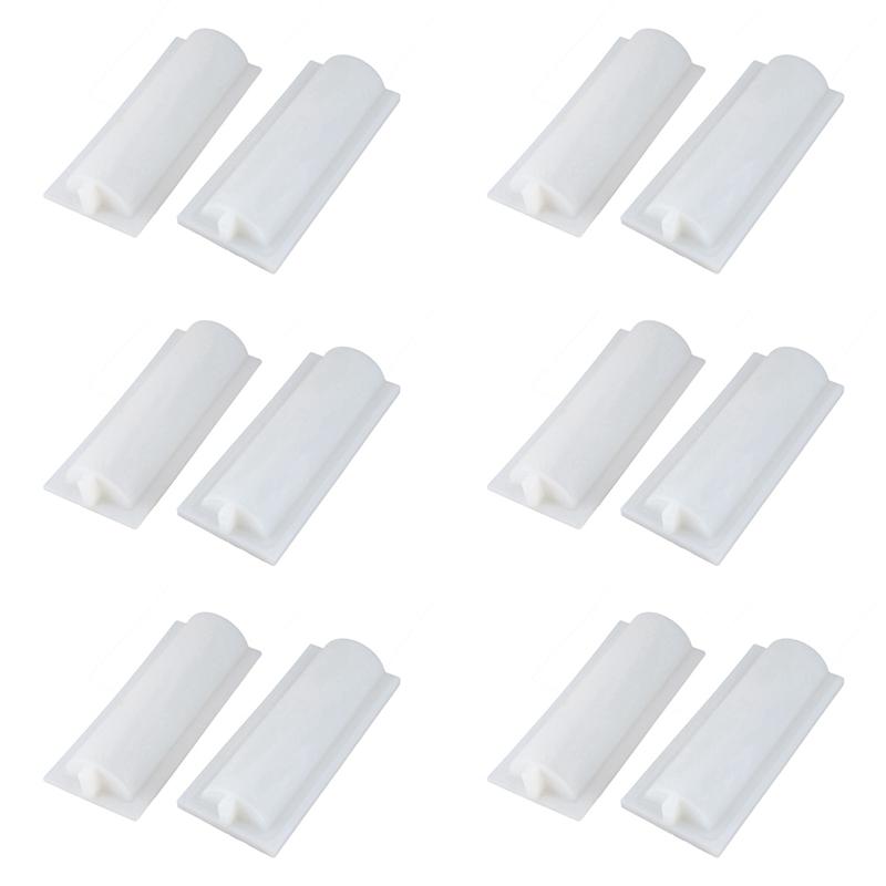 

6X 1000Ml Rounded Hand Soap Mold Tube Model Silicone Mold Long-Cylinder Cold Process Soap Form Handmade Soap Mold білий