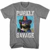 Macho Man rein wild Graphit-Melange Erwachsenen-T-Shirt
