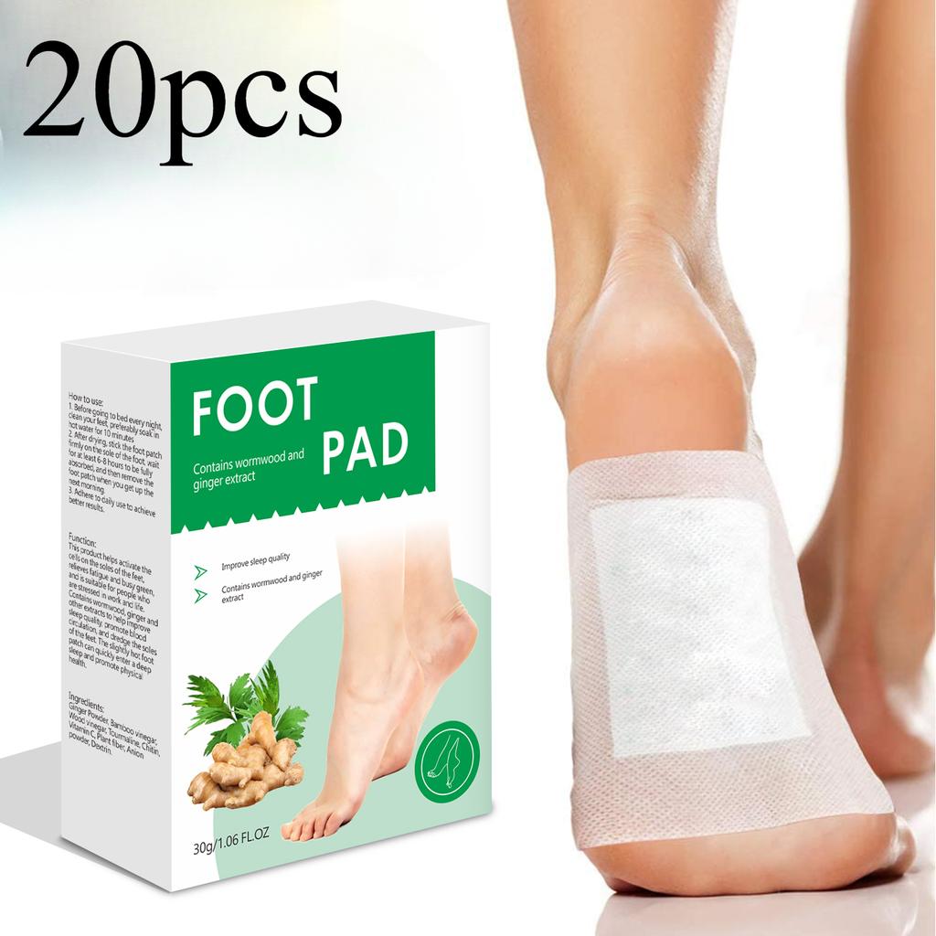 Mugwort Foot Patch Dehumidification Mugwort Leaf Ginger Medicinal Pack Care Foot Patch