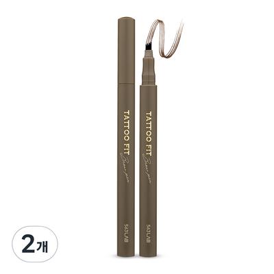 563 Lab Tattoo Fit Brow Pen 0,9g, 02 Dunkelbraun, 2 Stk.