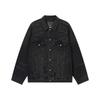 Levis SS25 Ripped Design Button Closure Denim Jacket Men Outerwear Black 002X0-0000