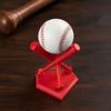 PLA 3D-gedrucktes Baseball-Aufbewahrungsregal Drei baseballschlägerförmige Golfball-Displayständer Softball