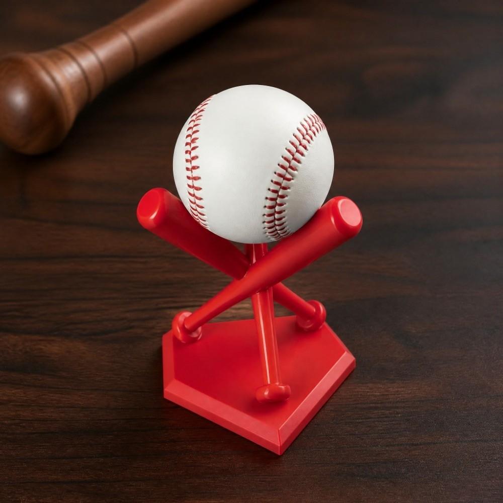 PLA 3D-gedrucktes Baseball-Aufbewahrungsregal Drei baseballschlägerförmige Golfball-Displayständer Softball