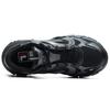 FILA DECODER Textile, Synthetic Leather Low top Casual Running Shoes Women's Black Gray F12W312111FBD