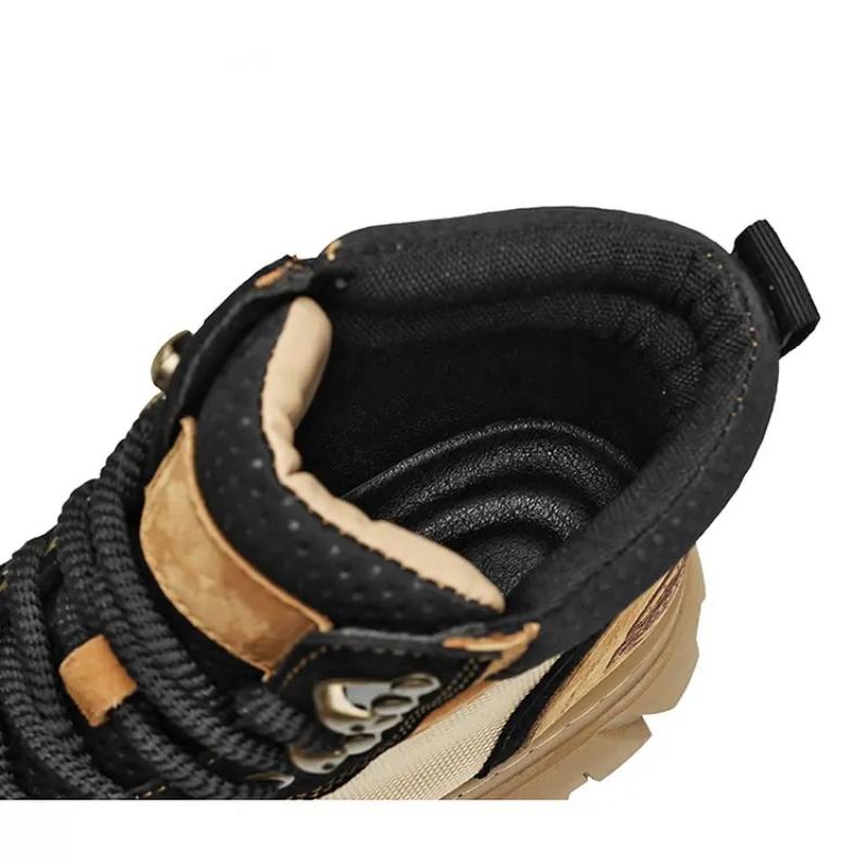 Men's Boots Retro Work Shoes Comfortable Outdoor Boots Men Casual Trekking Footwear Leisure Mountain Winter Shoe