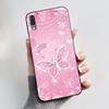 Hülle Für Sony Xperia L3 L 3 L3312 L4312 L4332 Handyhülle Luxus Mode Schmetterling Blumen Schwarzes Silikon Weiche Rückseite Abdeckung