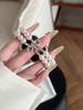 Compatible Bowknot Pearl Elastic Beaded Strap for Apple Watch 10/9/8/7/SE