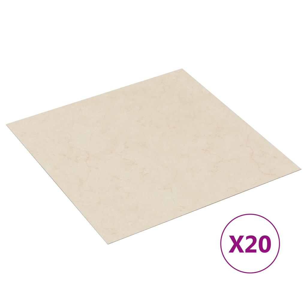 Self Adhesive Floor Planks 30.5 x 30.5 cm 20 pcs PVC