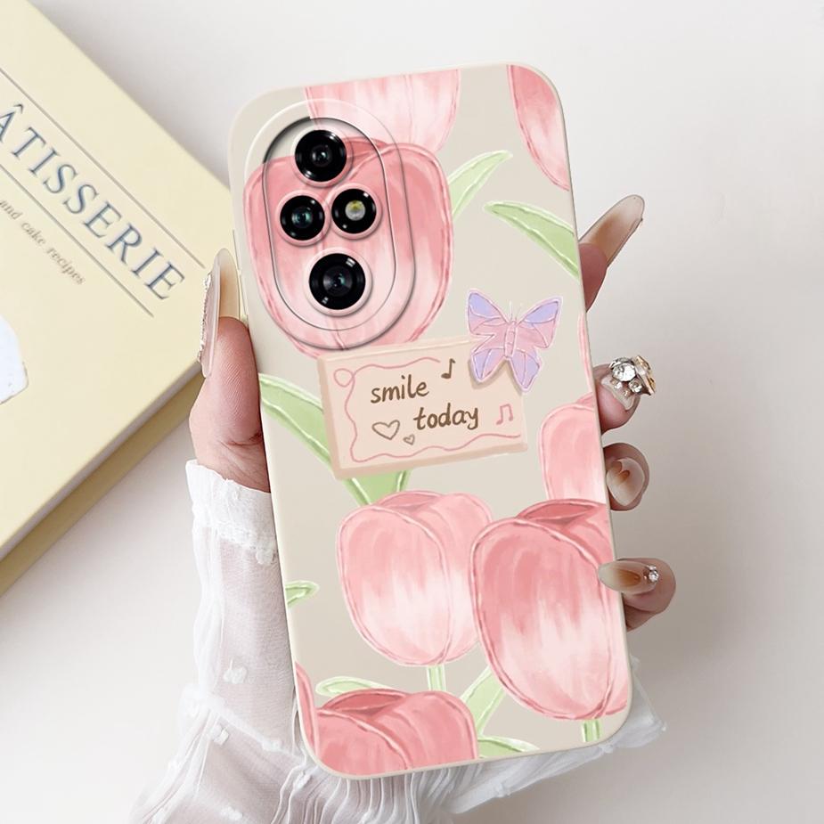 For Honor 200 Pro Case ELP-AN00 Cute Panda Cartoon Cover Shockproof Soft TPU Phone Case For Honor 200 Pro Honor200 Fundas Bumper